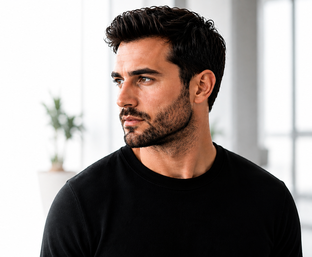 Hair transplant patient consultation at Monarch Medical Group